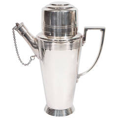 Cocktail Shaker by Mappin & Webb Designed by Keith Murray