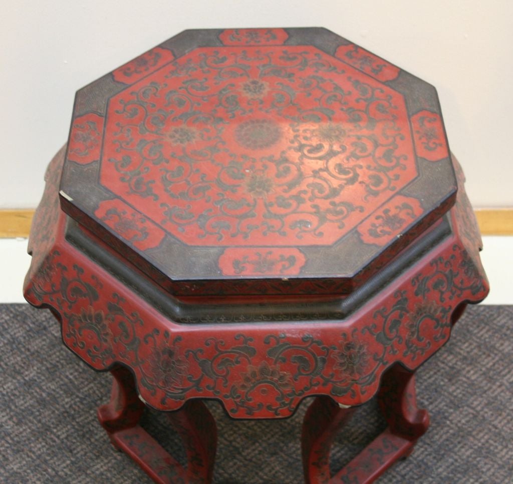 Pair of 19th Century Lacquered Tables