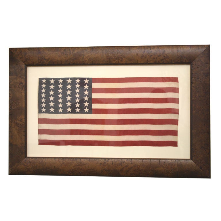 39 Star "Unofficial Count" American Flag c. 1875-76