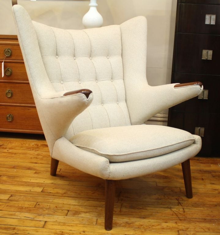 Mid Century Papa Bear Chair Designed by Hans Wegner