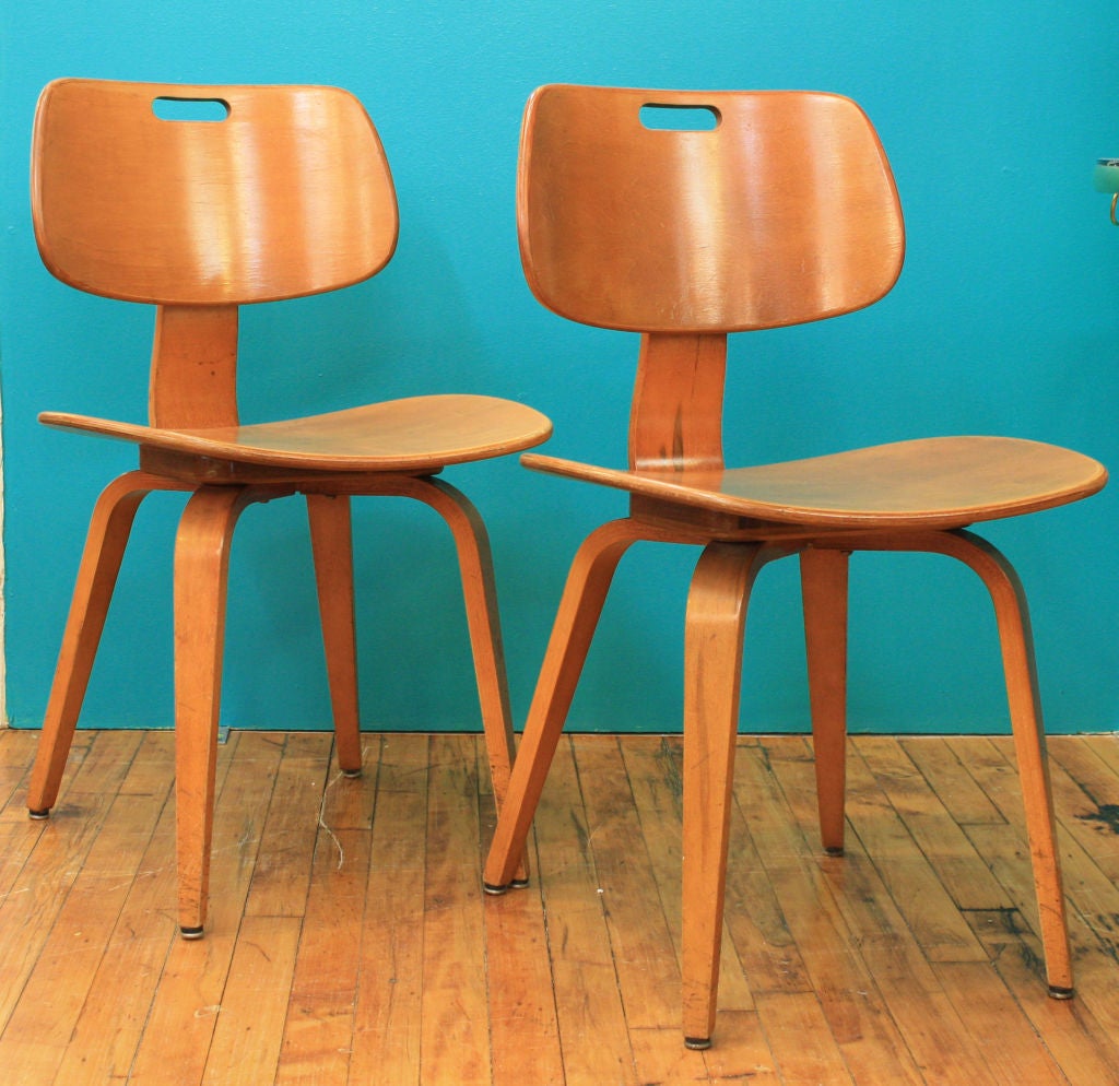 Six Mid Century Chairs by at 1stDibs
