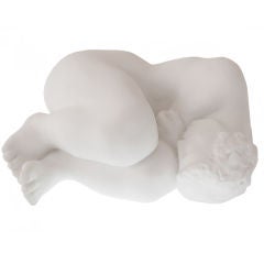 "Femme Couchee" vintage Sèvres porcelain sculpture
