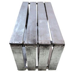 Ortofrutta Crate in Cast Aluminum by Andrea Salvetti