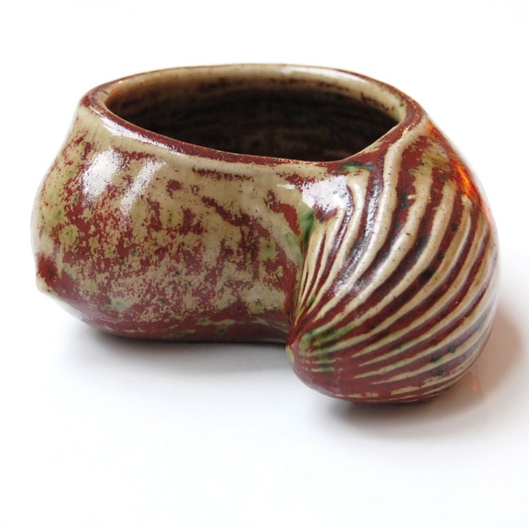 Gourd-shaped vessel by Pierre Adrien Dalpayrat