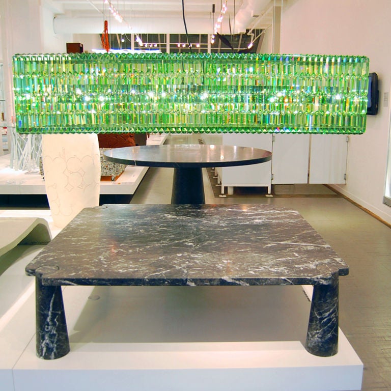 Glitterbox chandelier by Georg Baldele (in peridot)