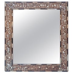 Anglo-Indian Small Inlay Mirror