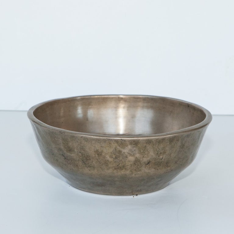 Beautiful solid brass bowl from Ceylon.