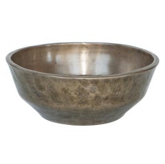 Solid Brass Bowl from Ceylon