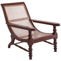 Antique Anglo-Indian Teak Plantation Chair