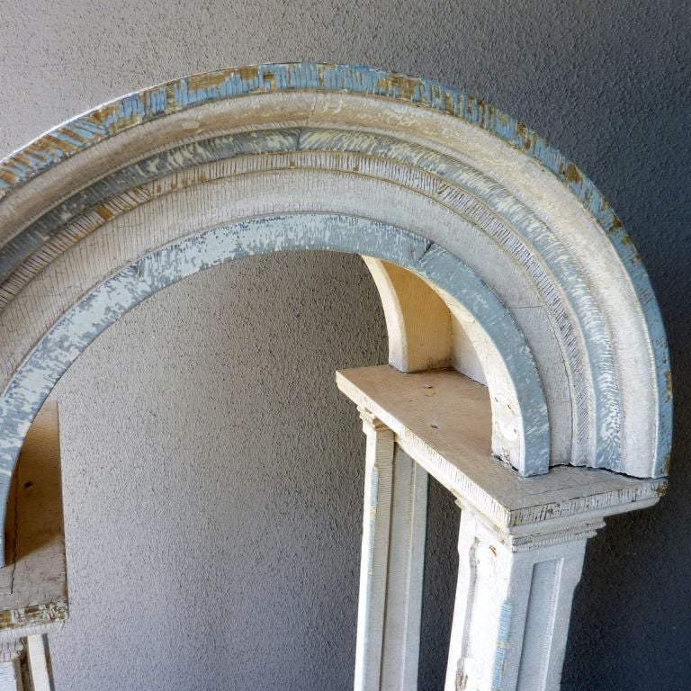 Wood Painted Architectural Arch Model For Sale