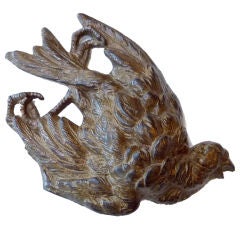 Cast Iron Deceased Bird Paperweight