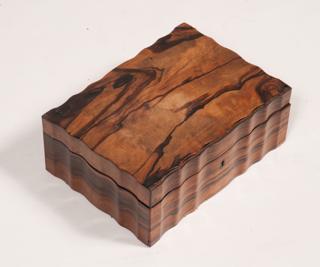 Anglo-Indian Calamander Sewing Box