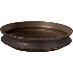 Vintage Solid Brass Indian Cooking Pot or Urli
