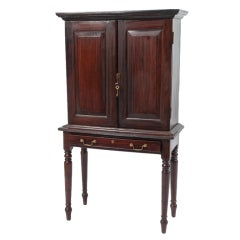 Anglo-Indian Small Scale Cabinet on Stand in Rosewood