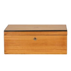 Antique Anglo-Indian Satinwood and Ebony Cashbox with Secret Drawers