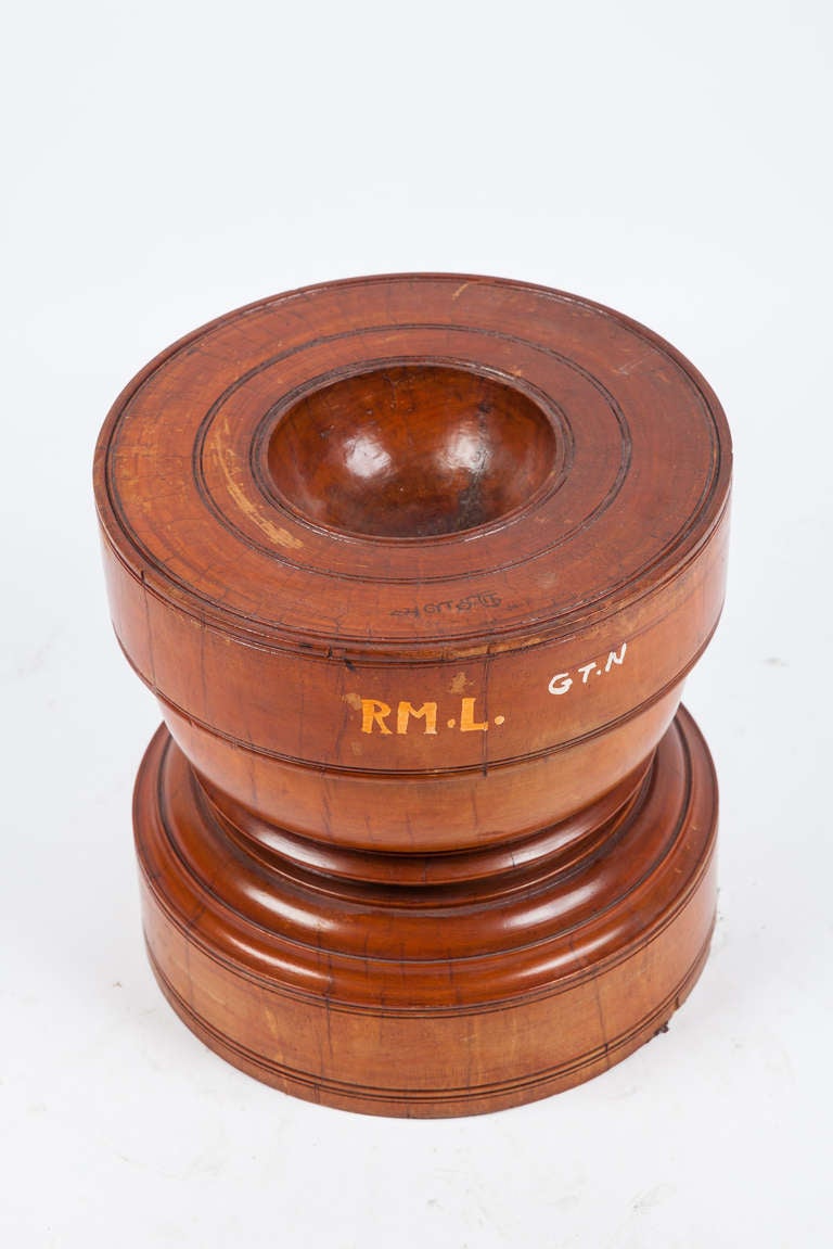 Indian Satinwood Rice Grinder from Southern India