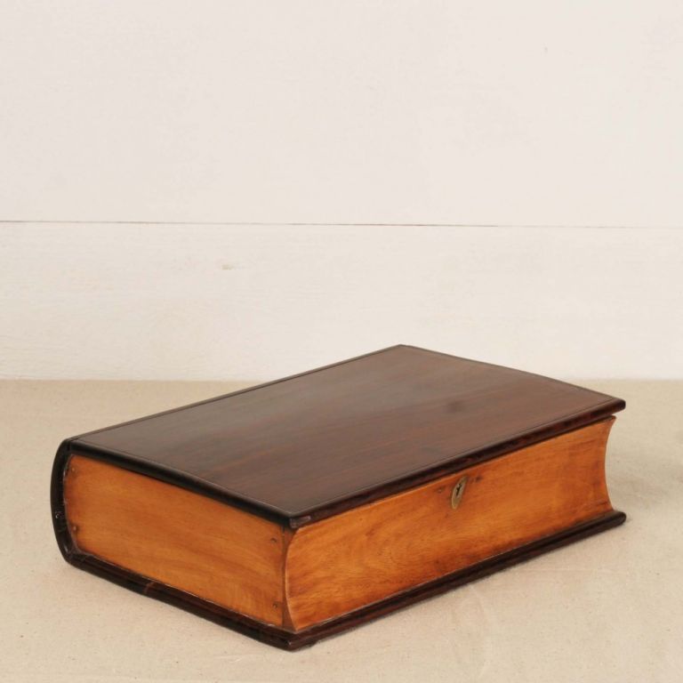 Dutch Colonial Rosewood and Satinwood Book Box
