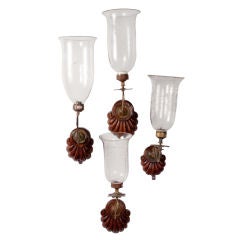 Anglo-Indian Candle Wall Sconces in Various Sizes