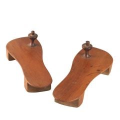 Wood Holy Man Sandals from Southern India
