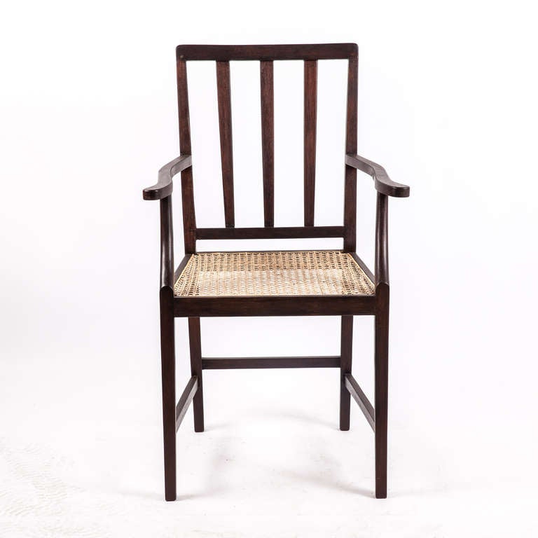 Sri Lankan Early 20th Century Nadun Wood Armchair from Ceylon For Sale