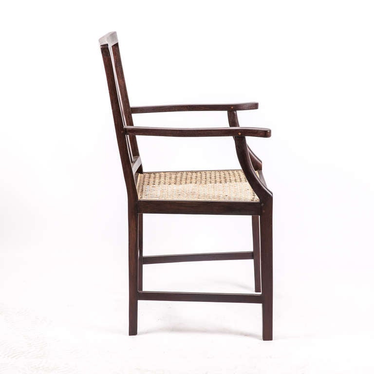Early 20th Century Nadun Wood Armchair from Ceylon In Excellent Condition For Sale In Richmond, CA