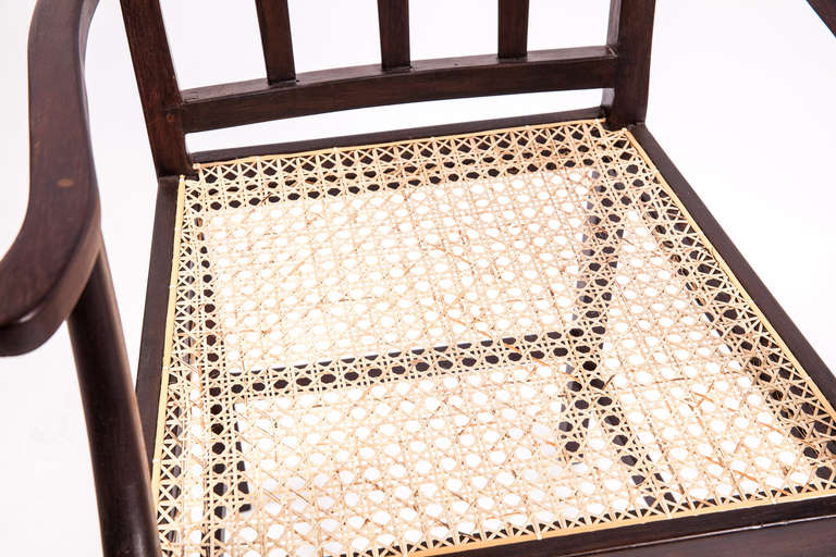 Early 20th Century Nadun Wood Armchair from Ceylon For Sale 2