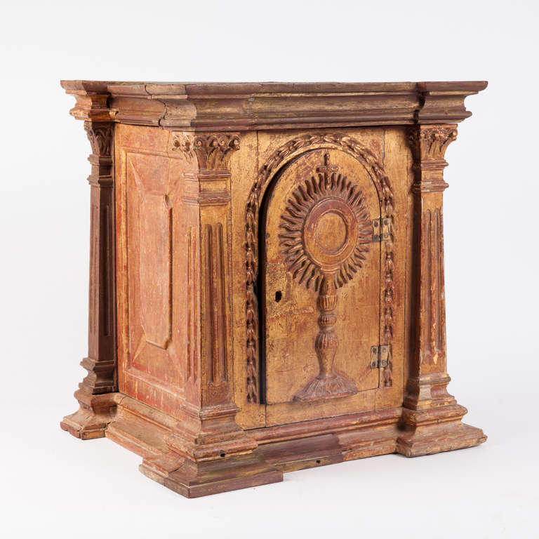 Indian 19th Century Indo-Portuguese Wood Tabernacle