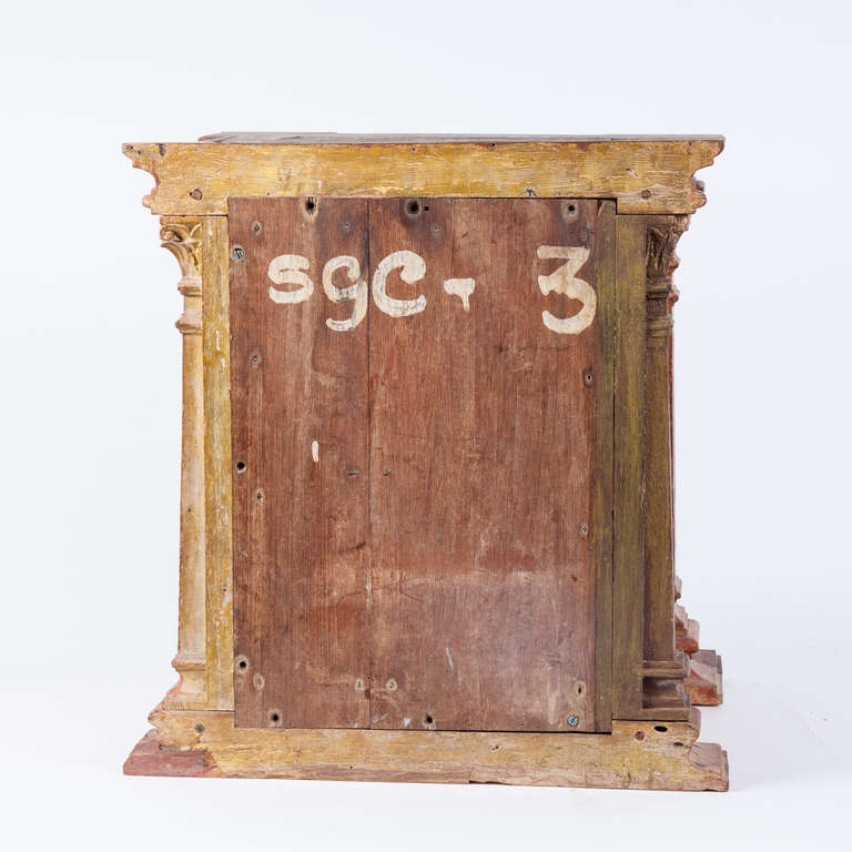 19th Century Indo-Portuguese Wood Tabernacle 1