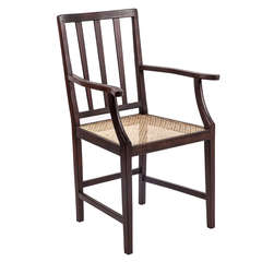 Early 20th Century Nadun Wood Armchair from Ceylon