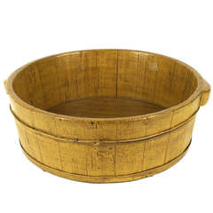 Sichuan Elm Wash Basin-Mustard Yellow