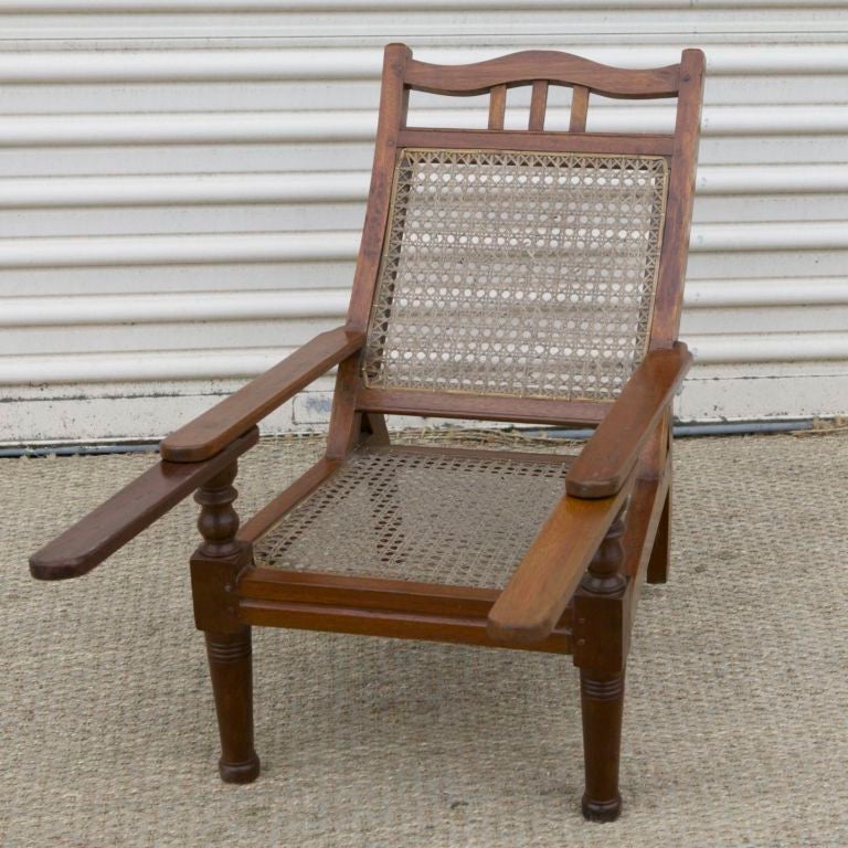 Set of 2 Teak Anglo Indian Childs Plantation Chairs