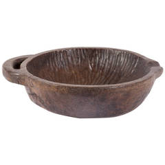 Vintage Wood Bowl from the Philippines