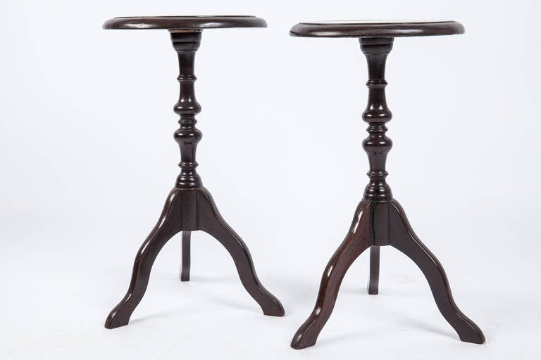 Indian Pair of Short Specimen Tables from India
