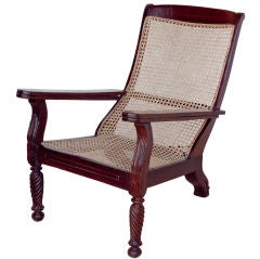 Anglo-Indian Rosewood Plantation Chair