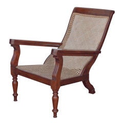 Antique Anglo-Indian Teak Plantation Chair