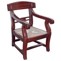 Anglo-Indian Rosewood Childs Chair