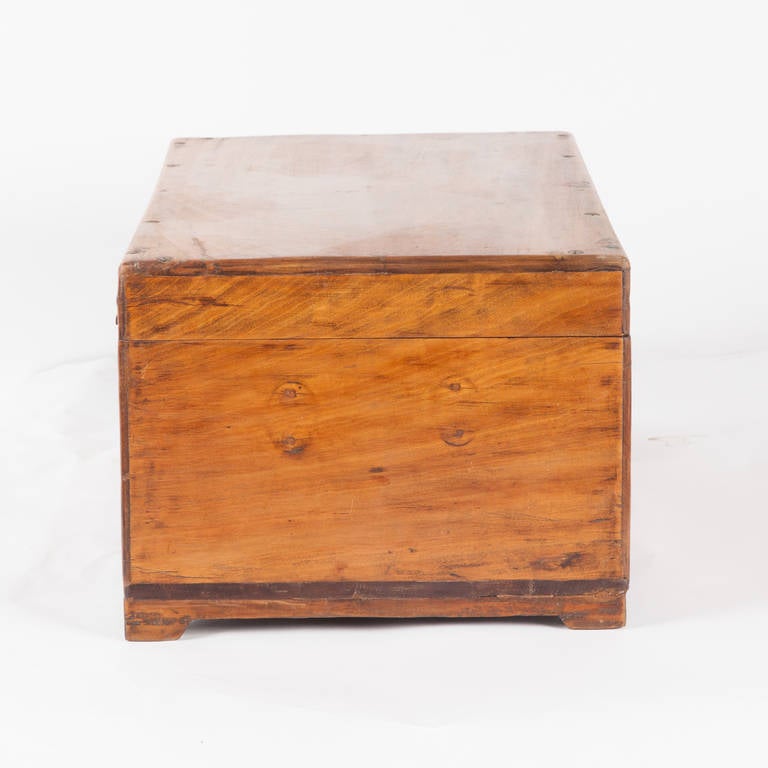 19th Century Anglo-Indian Satinwood Cashbox