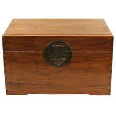 Antique Ju Wood Storage Box