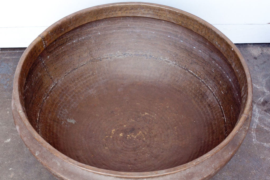 Indian Solid Brass Cooking Pot from India For Sale