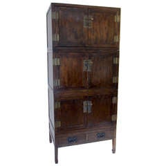 Jiangsu Cypress Wood Compound Cabinet