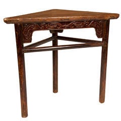 Shandong Elmwood Corner Table