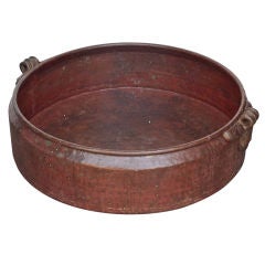 Vintage Very Large South Indian Solid Copper Cooking Pot