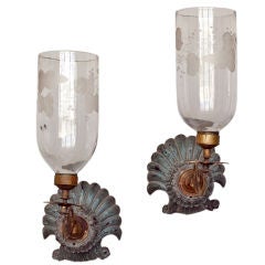 Antique Anglo-Indian Candle Sconces