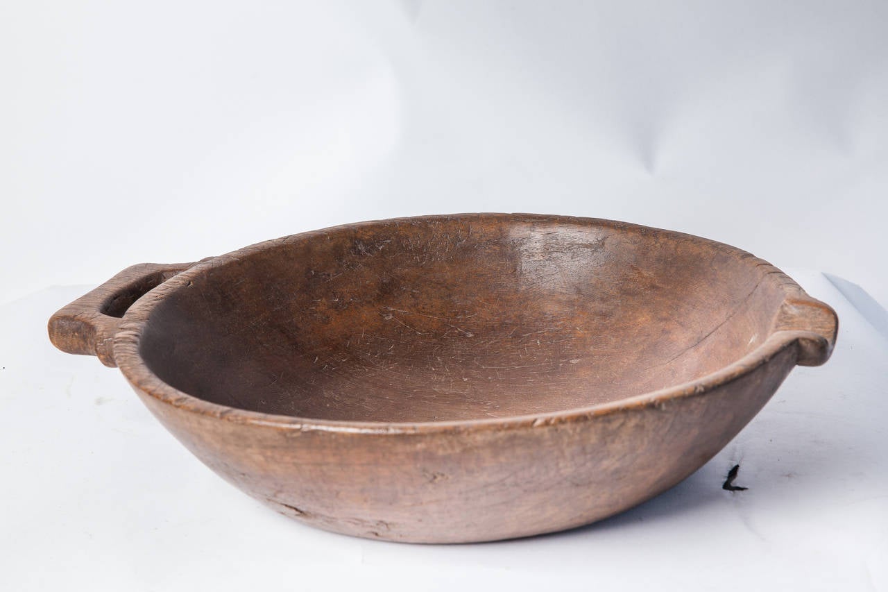 Early 20th century wood bowl from the Philippines.