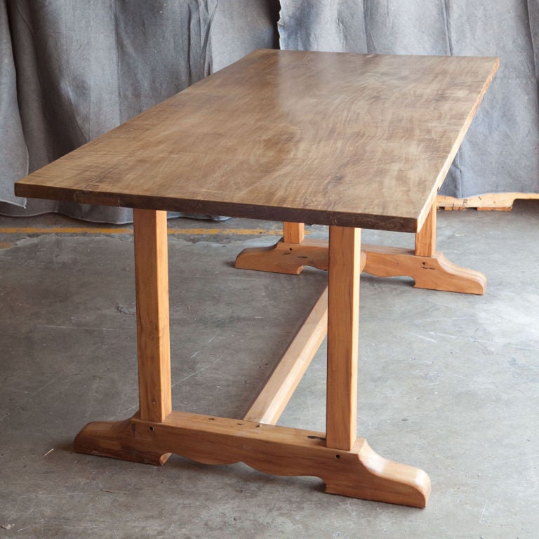 Rustic Dining Table Made of Solid Molave Wood For Sale at 1stDibs