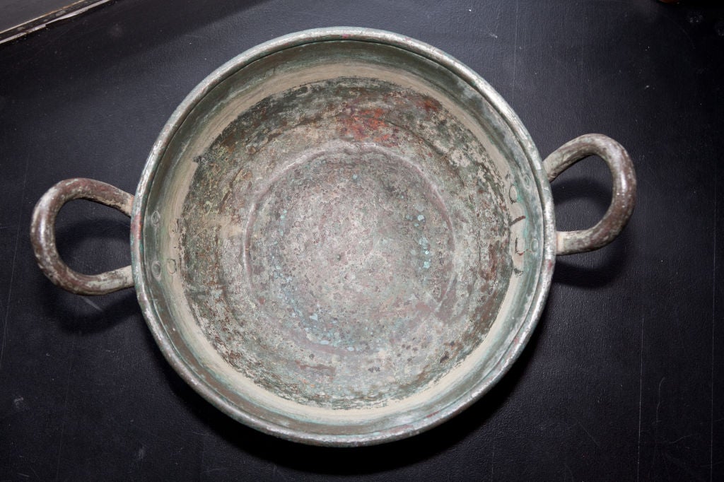 19th Century Copper Cooking Pot from Ceylon For Sale