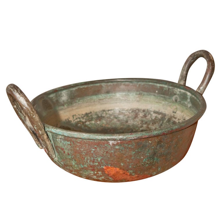 Copper Cooking Pot from Ceylon For Sale
