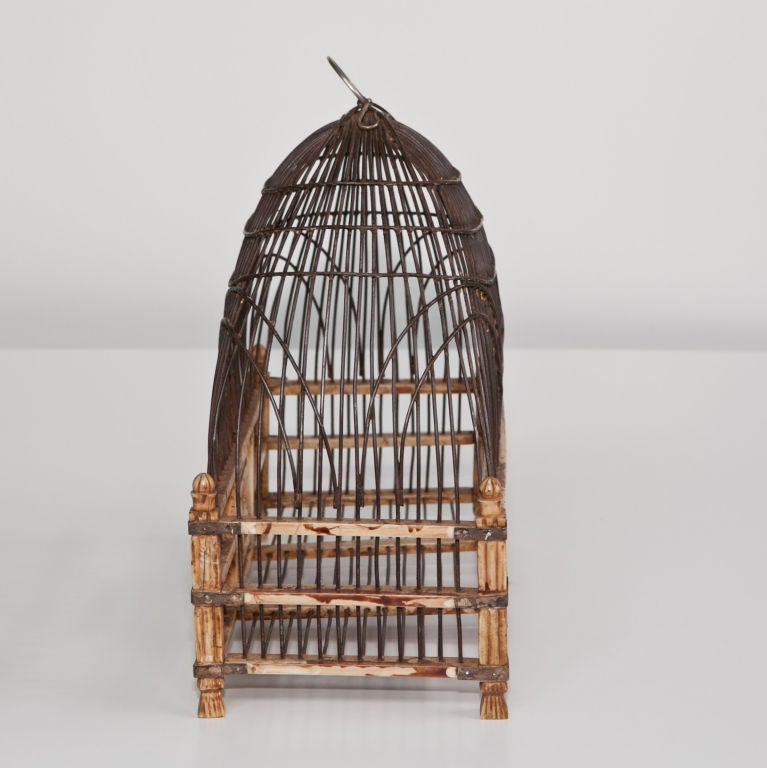 18th Century Mughal Ivory Birdcage For Sale 1