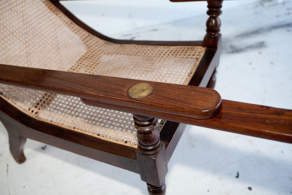 Anglo-Indian Rosewood Plantation Chair 1