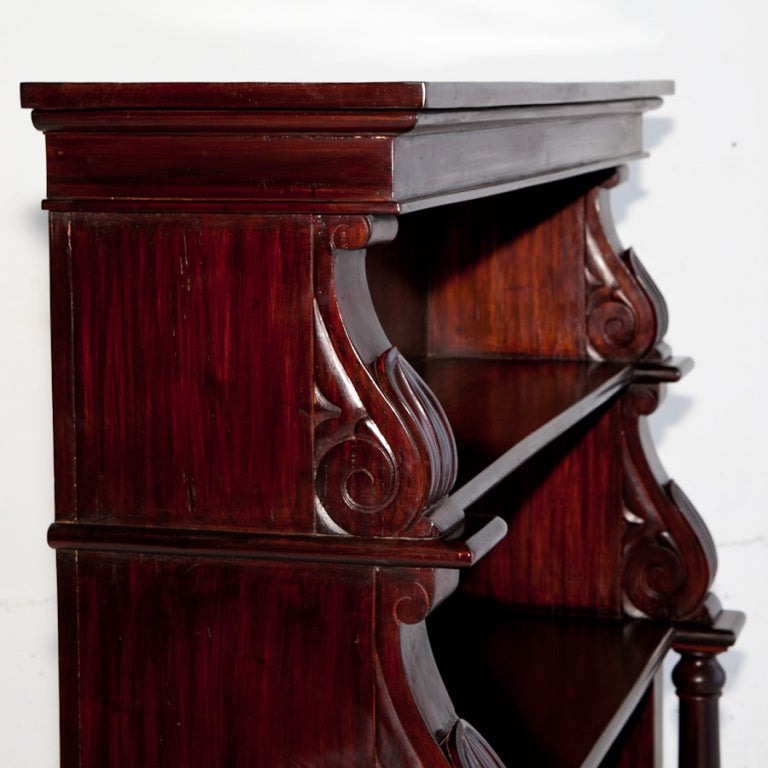 19th Century Anglo-Indian Solid Mahogany Bookcase